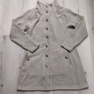 KUHL Savina Alfpaca Long Fleece Sweater Jacket Women's Size LARGE